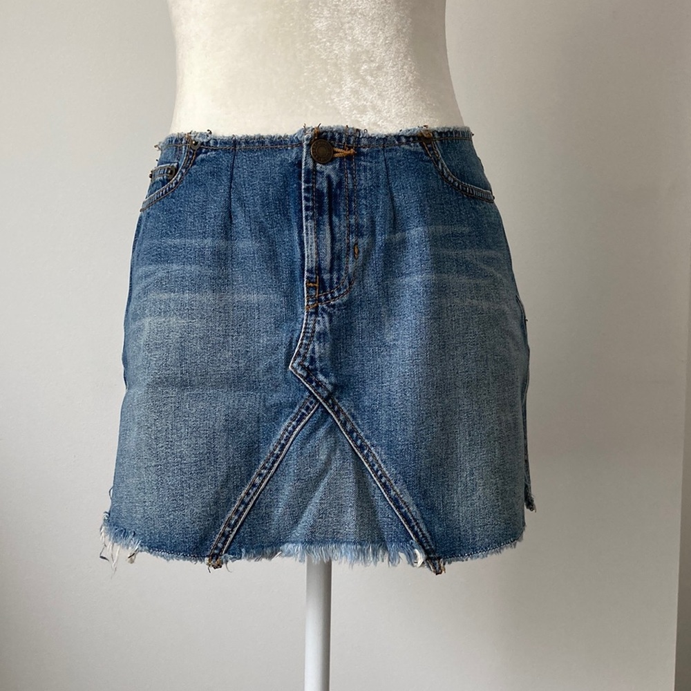 Abercrombie & Fitch Denim Mini Skirt